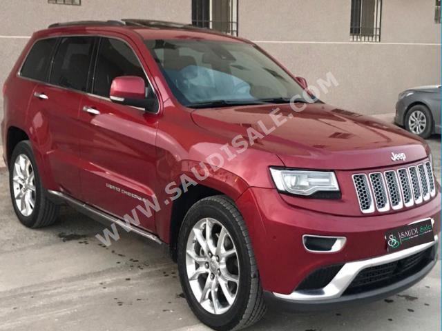 Summit Red Color Used 2014 2014 Jeep Grand Cherokee Summit Red color For Sale | Saudi ...
