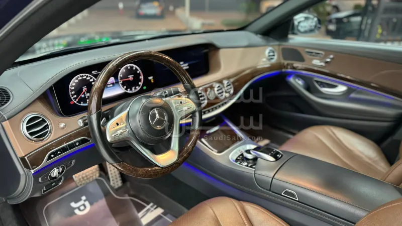 Used 2018 2018 Mercedes-Benz S 450 Blue color For Sale | Saudi Sale ...
