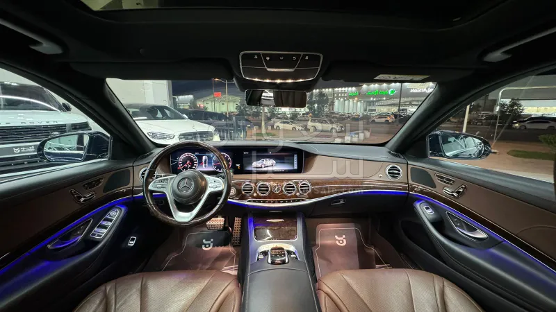 Used 2018 2018 Mercedes-Benz S 450 Blue color For Sale | Saudi Sale ...