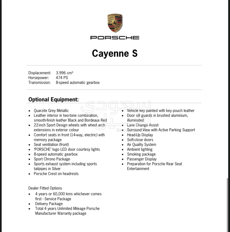2024 Porsche Cayenne S