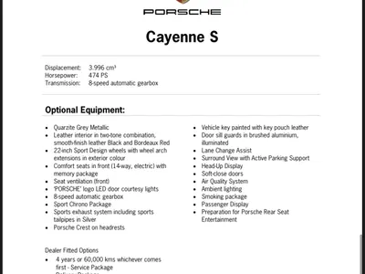 2024 Porsche Cayenne S