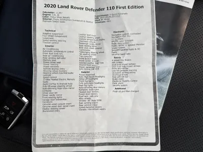 2020 Land Rover Defender First Edition