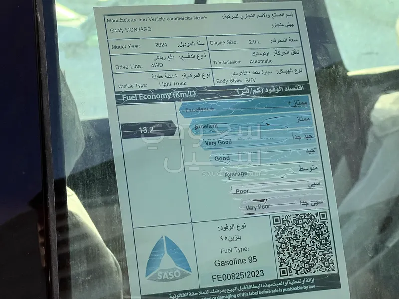 2024 جيلي مونجارو