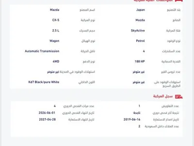 2019 مازدا سي اكس 5 سقنتشر