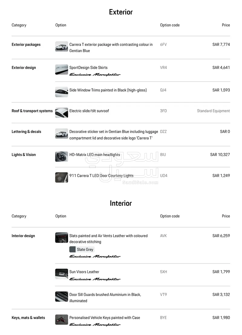 2025 بورش 911 كاريرا تي