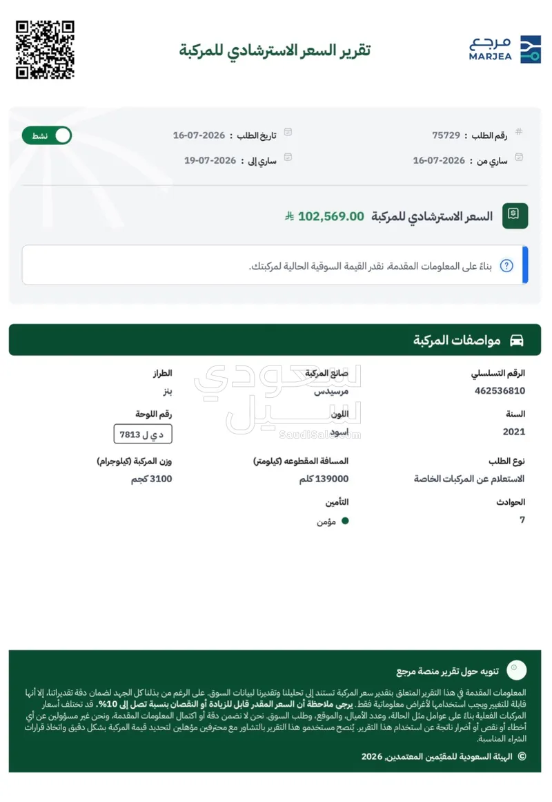 2021 مرسيدس - بنز فيتو
